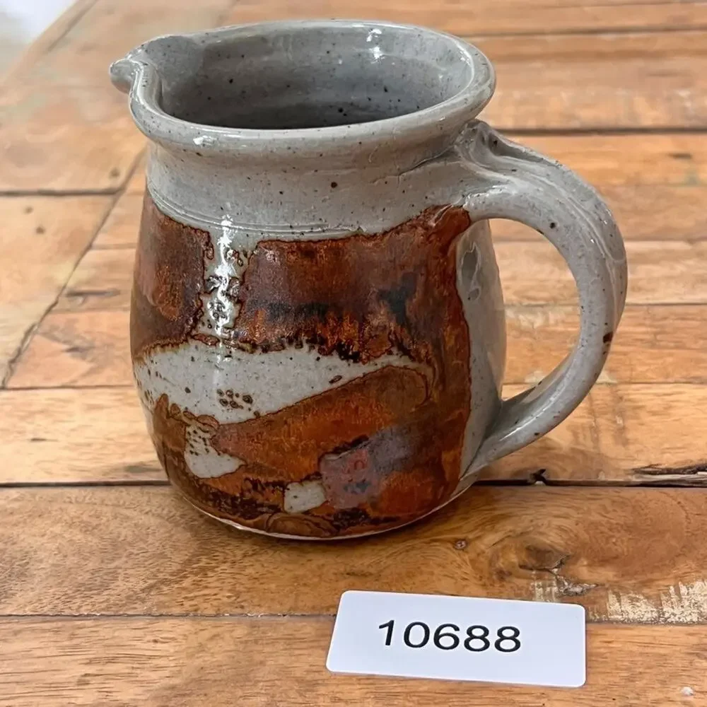 Studio Art Pottery Stoneware Creamer Cup 4